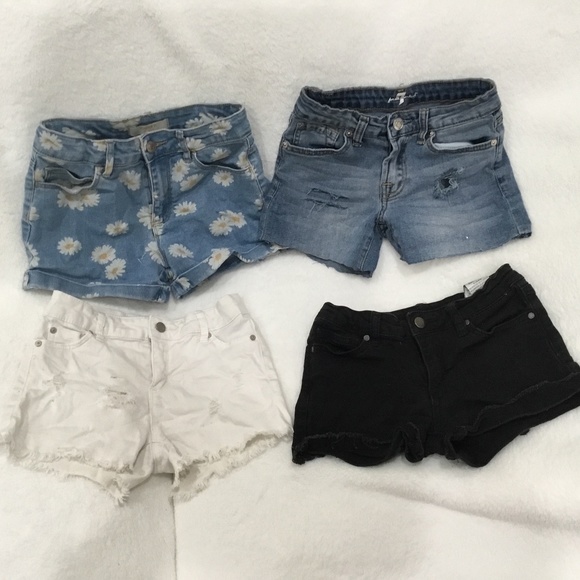 All four together! Shorts for girl size 10yo different brands - Picture 1 of 9